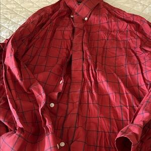 Orvis Red Checkered Classic Fit Shirt